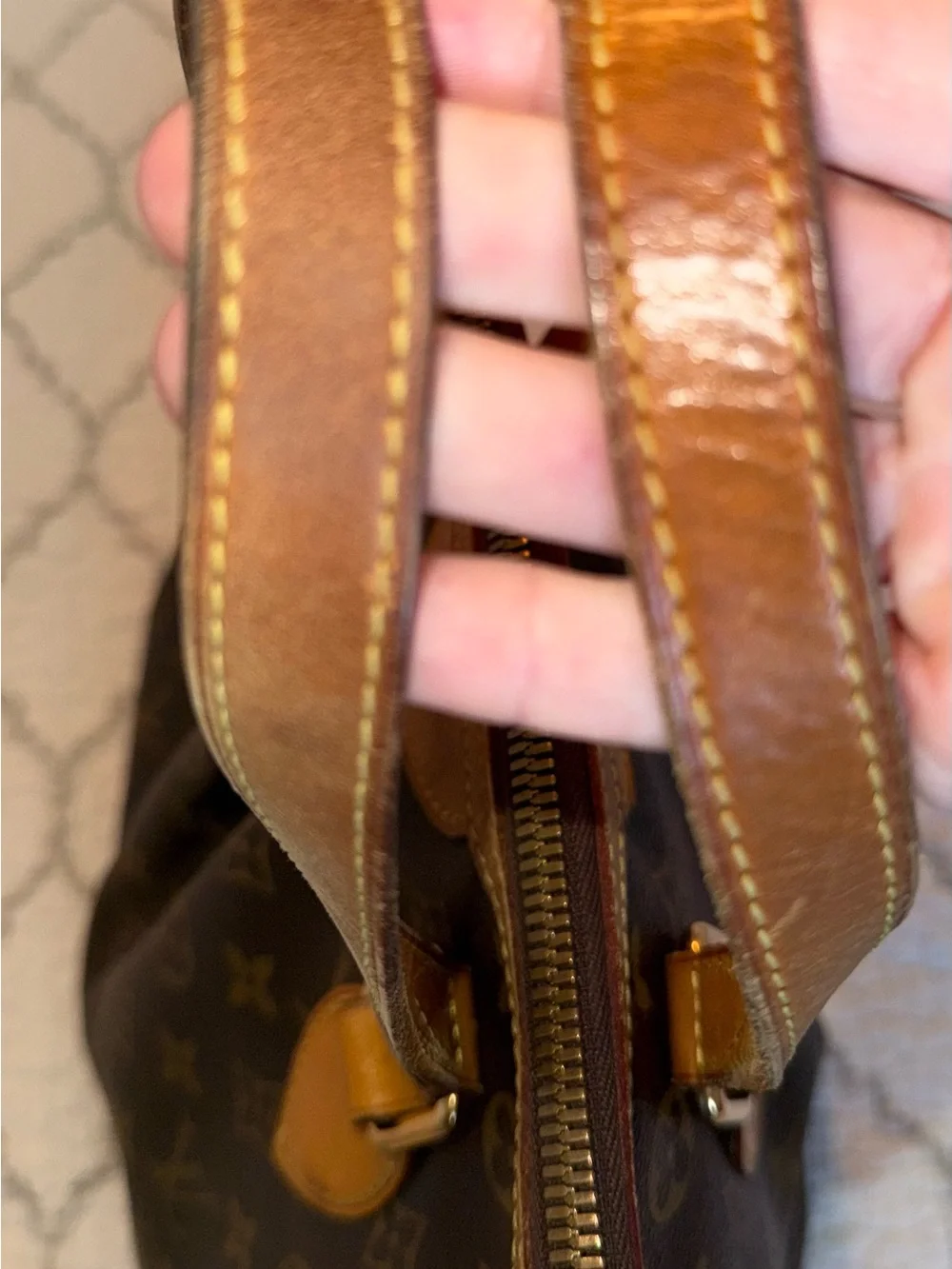 Louis Vuitton Palermo PM-COA included.